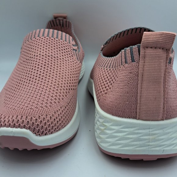 LAUREN TAYLOR Womens Pink SNEAKERS Size 37 slip-on ESPADRILLE stunning - Picture 2 of 12